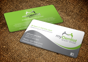 Business Card Design by chandrayaan.creative for myDentist West Ryde | Design: #11390364