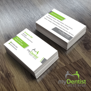 Visitenkarten-Design von Creative Jiniya für myDentist West Ryde | Design: #11483615