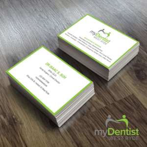 Visitenkarten-Design von Creative Jiniya für myDentist West Ryde | Design: #11483616