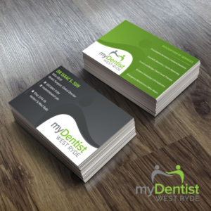 Visitenkarten-Design von Creative Jiniya für myDentist West Ryde | Design: #11483617