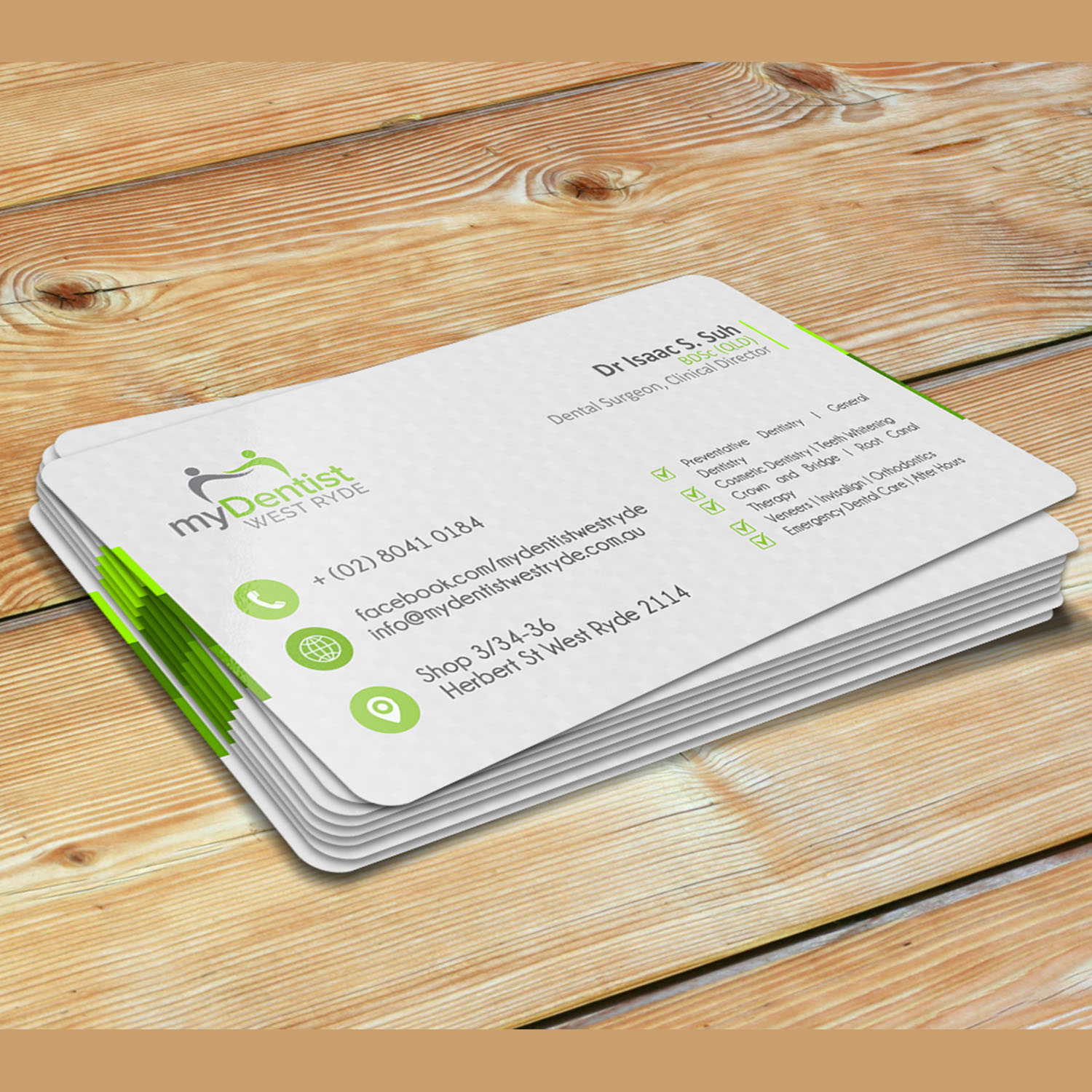 Visitenkarten-Design von youngartist545 für myDentist West Ryde | Design #11417876