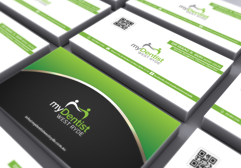 Visitenkarten-Design von shachibelani für myDentist West Ryde | Design #11402622