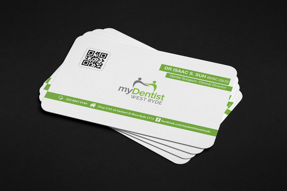 Business Card Design by shachibelani for myDentist West Ryde | Design #11402624