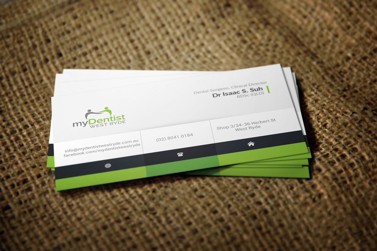 Visitenkarten-Design von shachibelani für myDentist West Ryde | Design #11440850