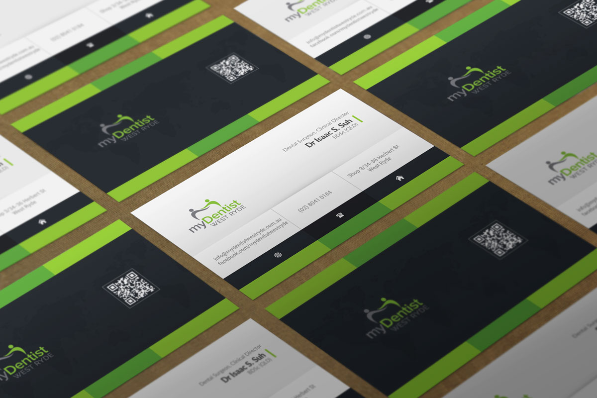 Business Card Design by shachibelani for myDentist West Ryde | Design #11441097
