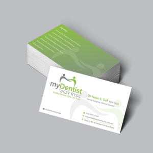 Visitenkarten-Design von tanmoy.pramanik für myDentist West Ryde | Design: #11386940