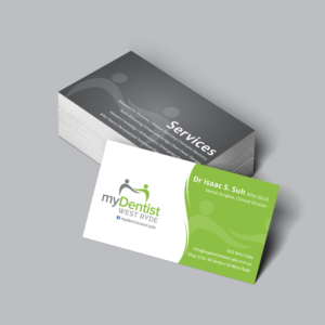 Visitenkarten-Design von tanmoy.pramanik für myDentist West Ryde | Design: #11431090