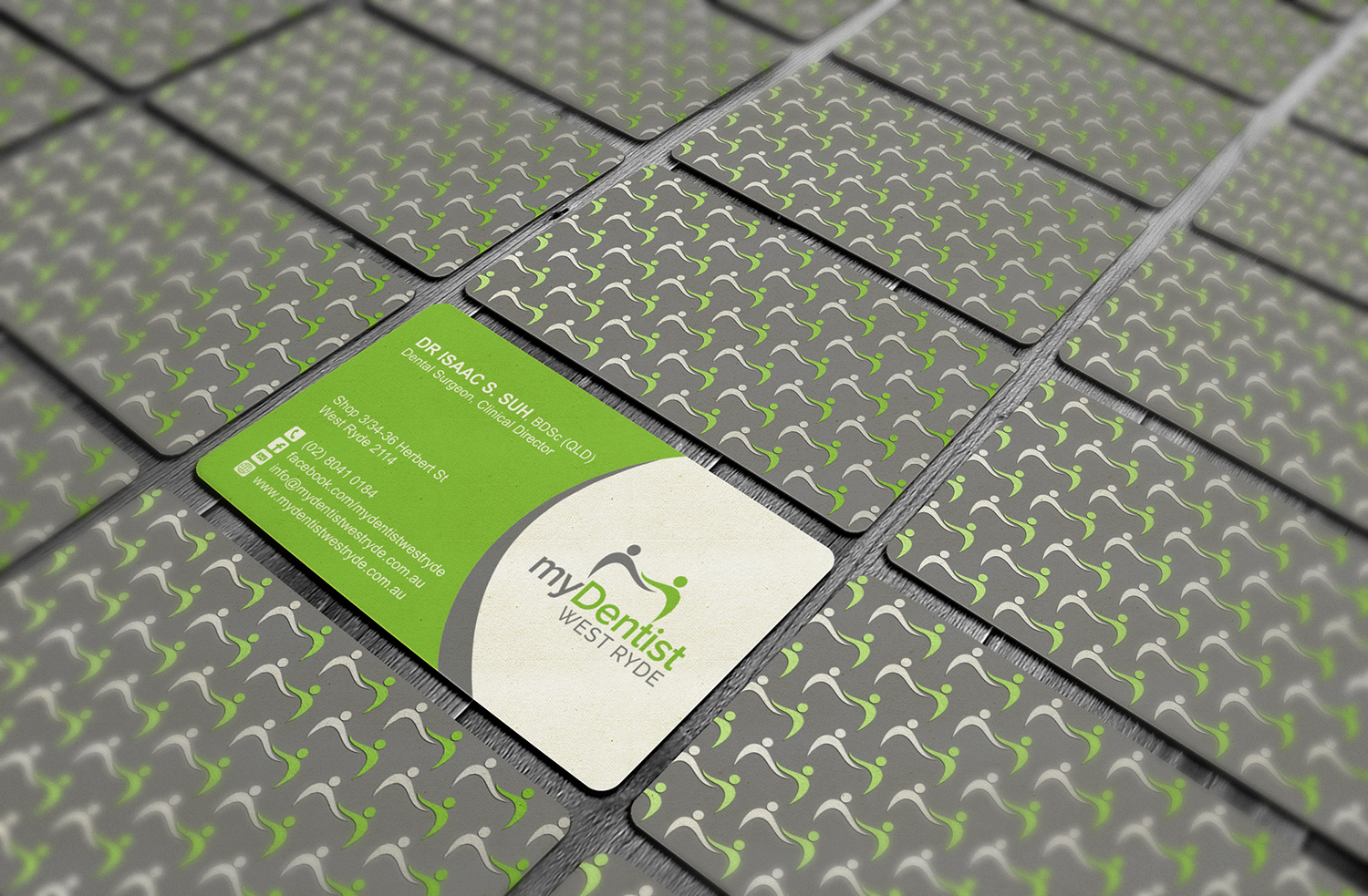 Business Card Design by logodentity for myDentist West Ryde | Design #11386906