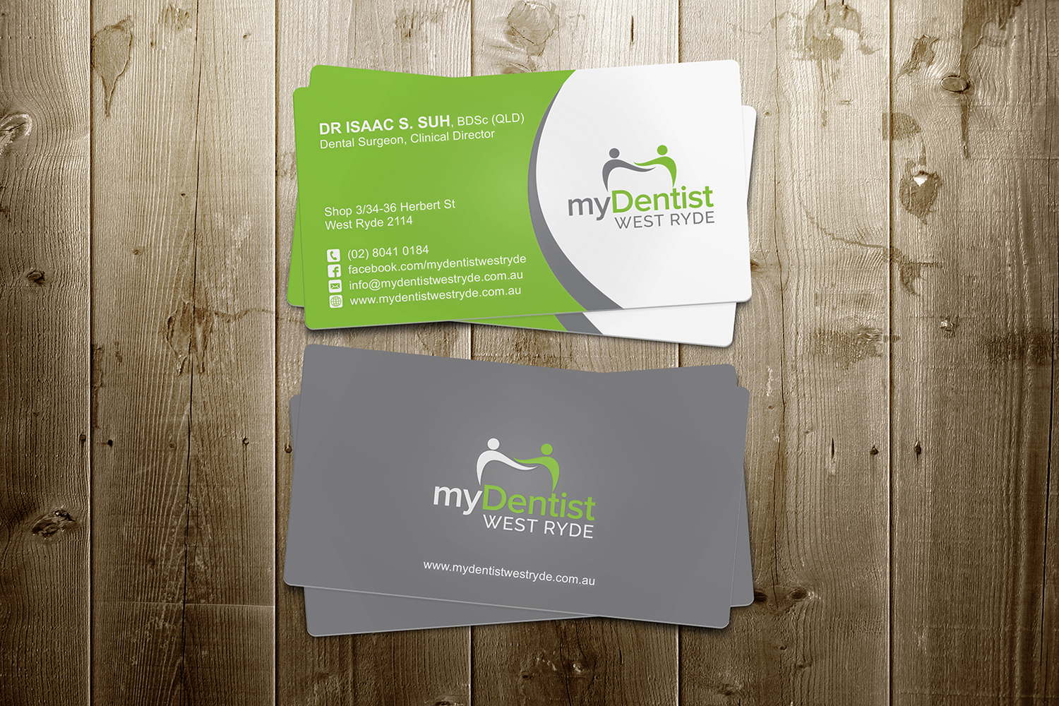 Business Card Design by logodentity for myDentist West Ryde | Design #11386907