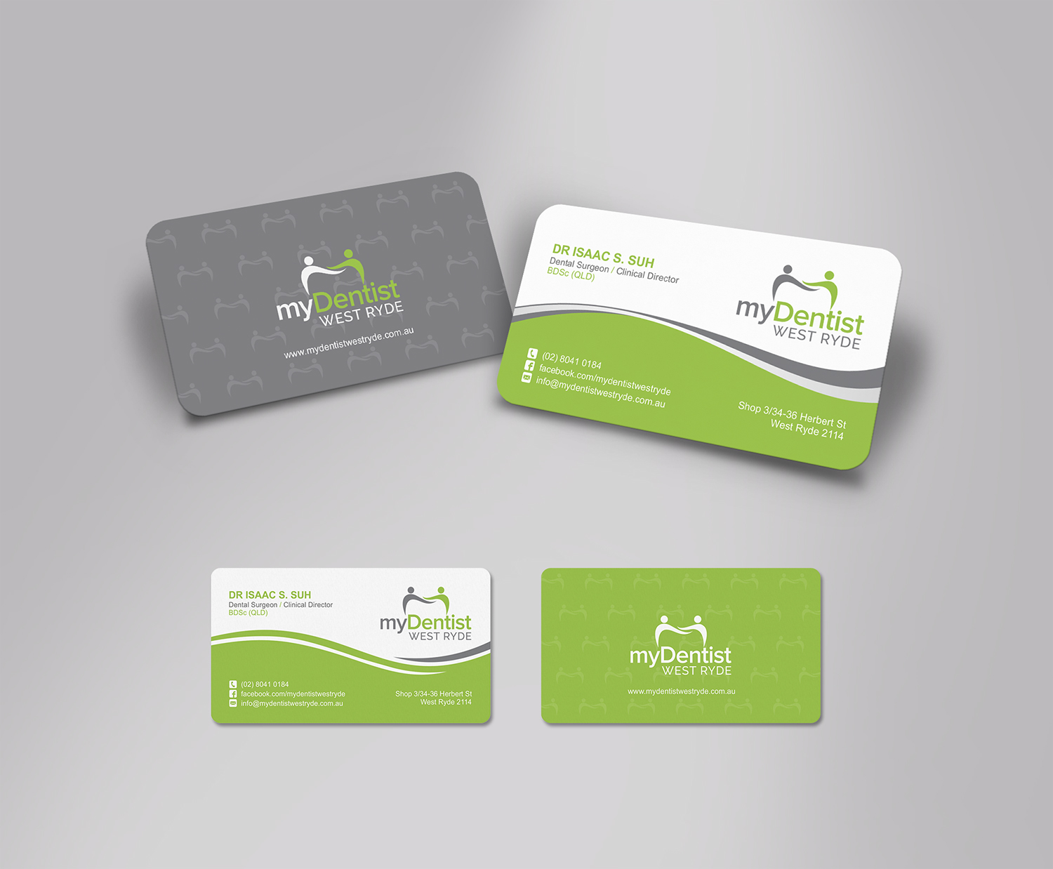 Business Card Design by logodentity for myDentist West Ryde | Design #11389014