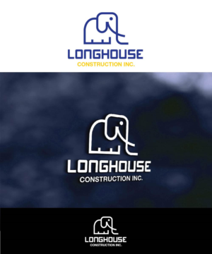 Logo Design by joliau for Longhouse Remodeling & Construction | Design: #11387145
