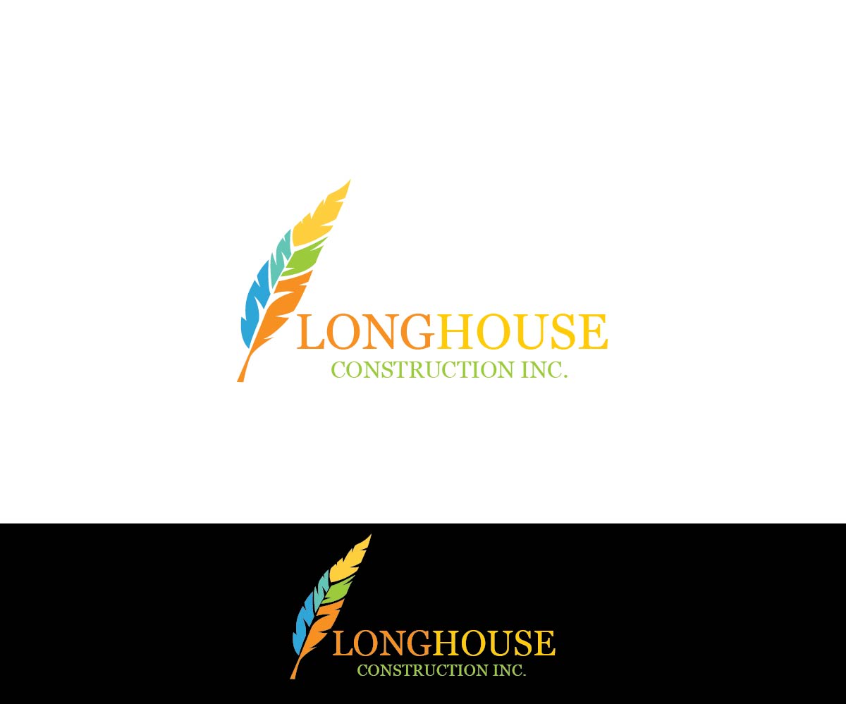 Logo Design by joliau for Longhouse Remodeling & Construction | Design #11659823