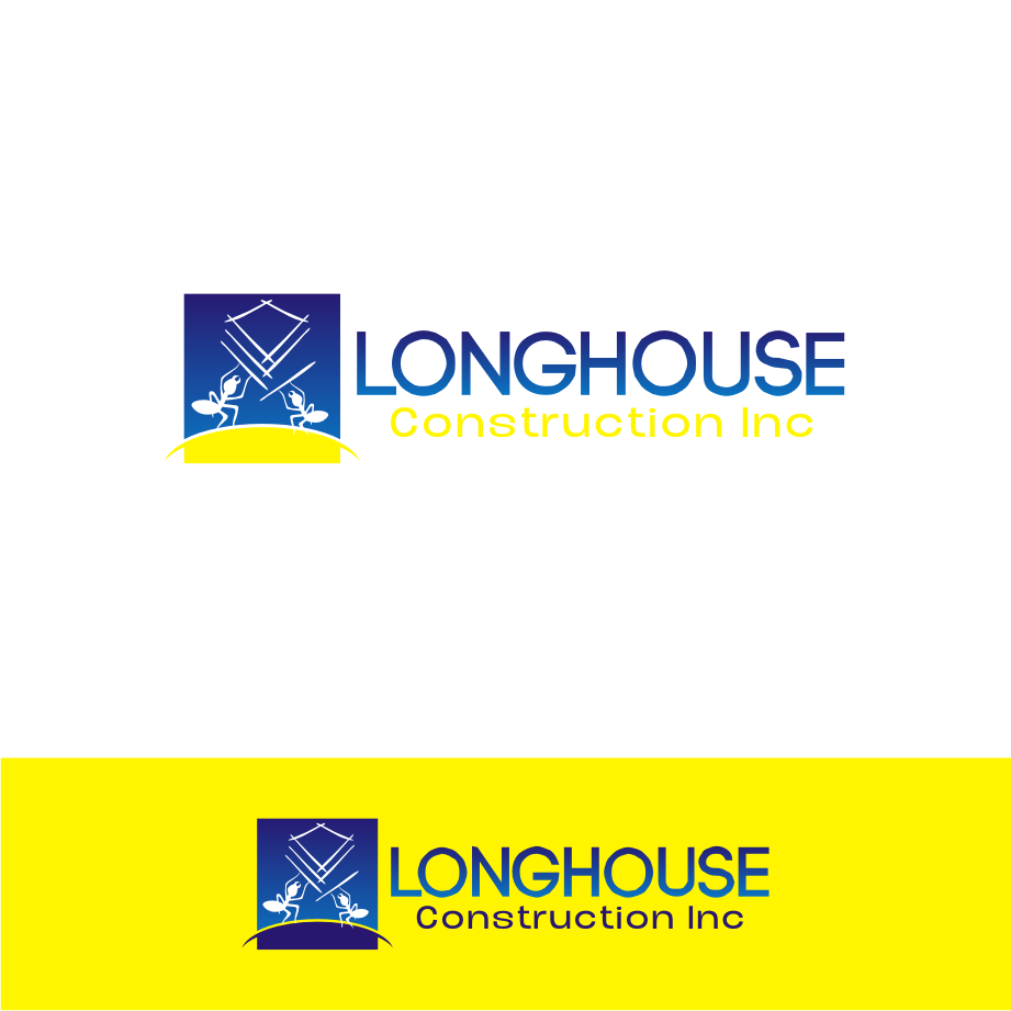 Logo Design by Arham Hidayat for Longhouse Remodeling & Construction | Design #11489942