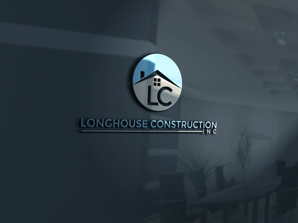 Logo Design by DESIGN Services JK for Longhouse Remodeling & Construction | Design #11496169