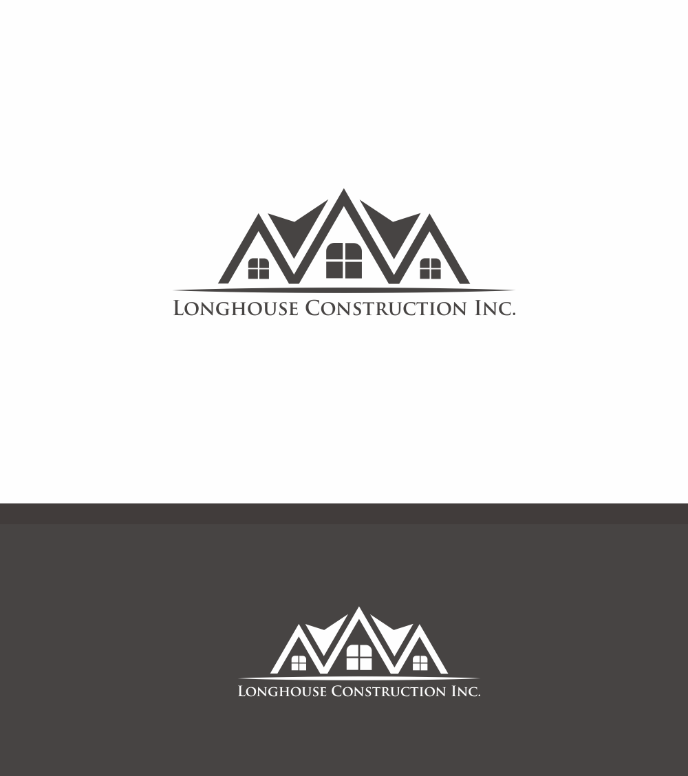 Logo-Design von Optimistic_Studio für Longhouse Remodeling & Construction | Design #11666594