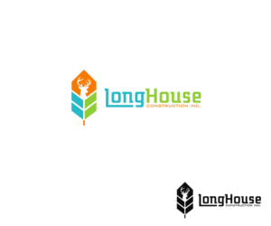 Logo Design by carina_designs for Longhouse Remodeling & Construction | Design #11666757