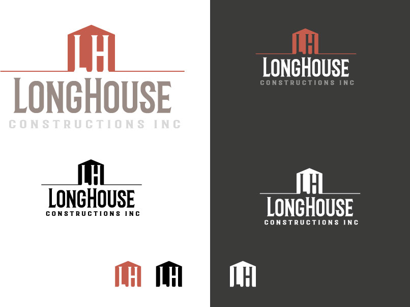 Diseño de Logo por dodamerenda para Longhouse Remodeling & Construction | Diseño #11512335