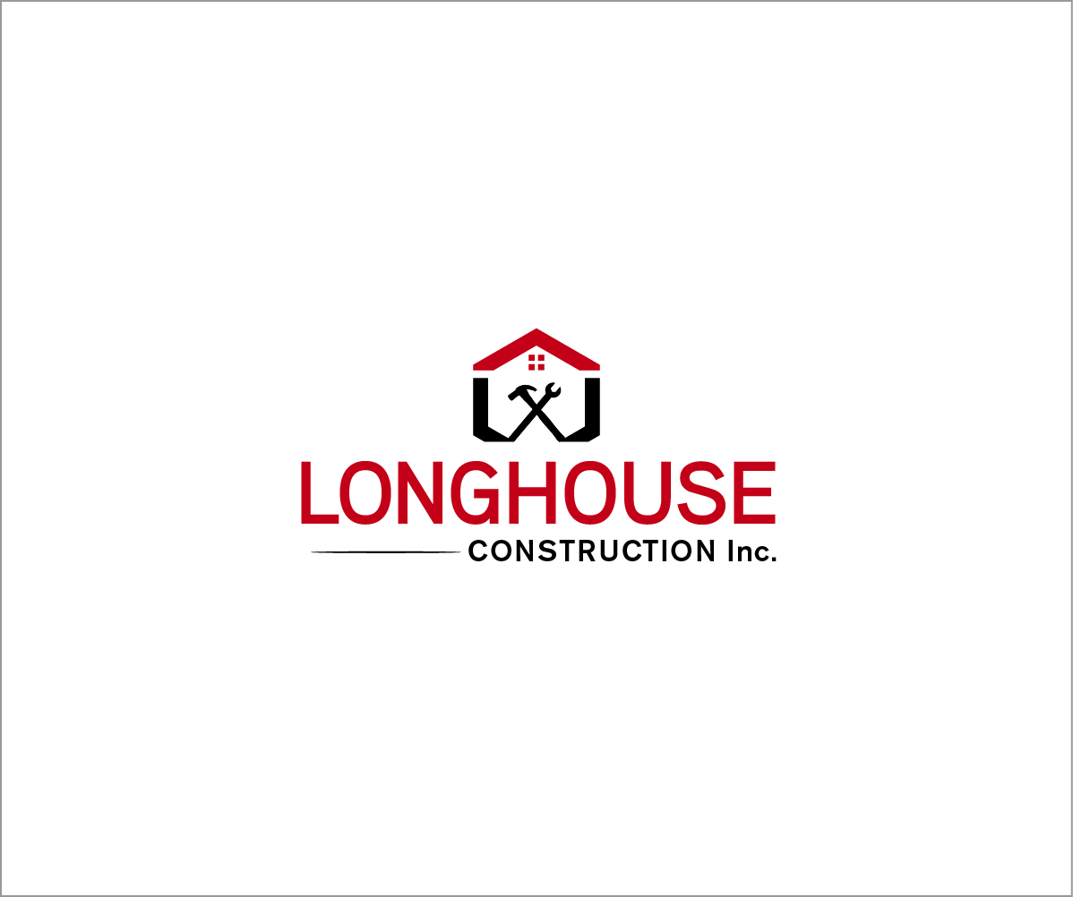 Logo Design by ideabaaj for Longhouse Remodeling & Construction | Design #11483975