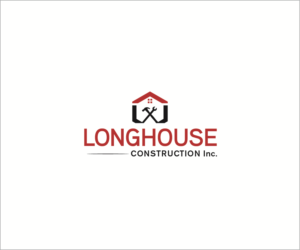 Logo-Design von ideabaaj für Longhouse Remodeling & Construction | Design: #11483975