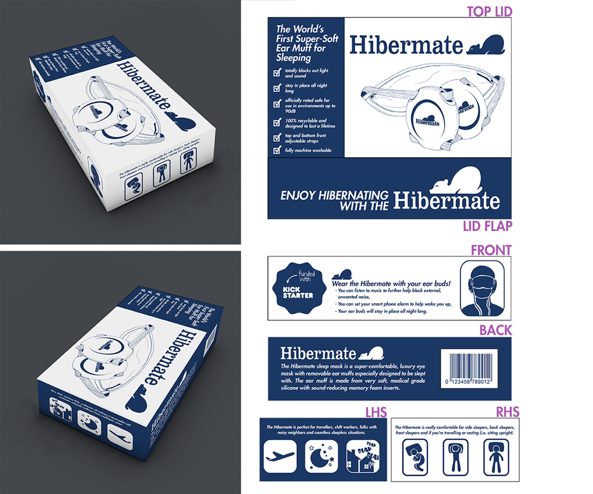 Packaging Design by  lilledstudio for Hibermate Pty Ltd | Design #2353747