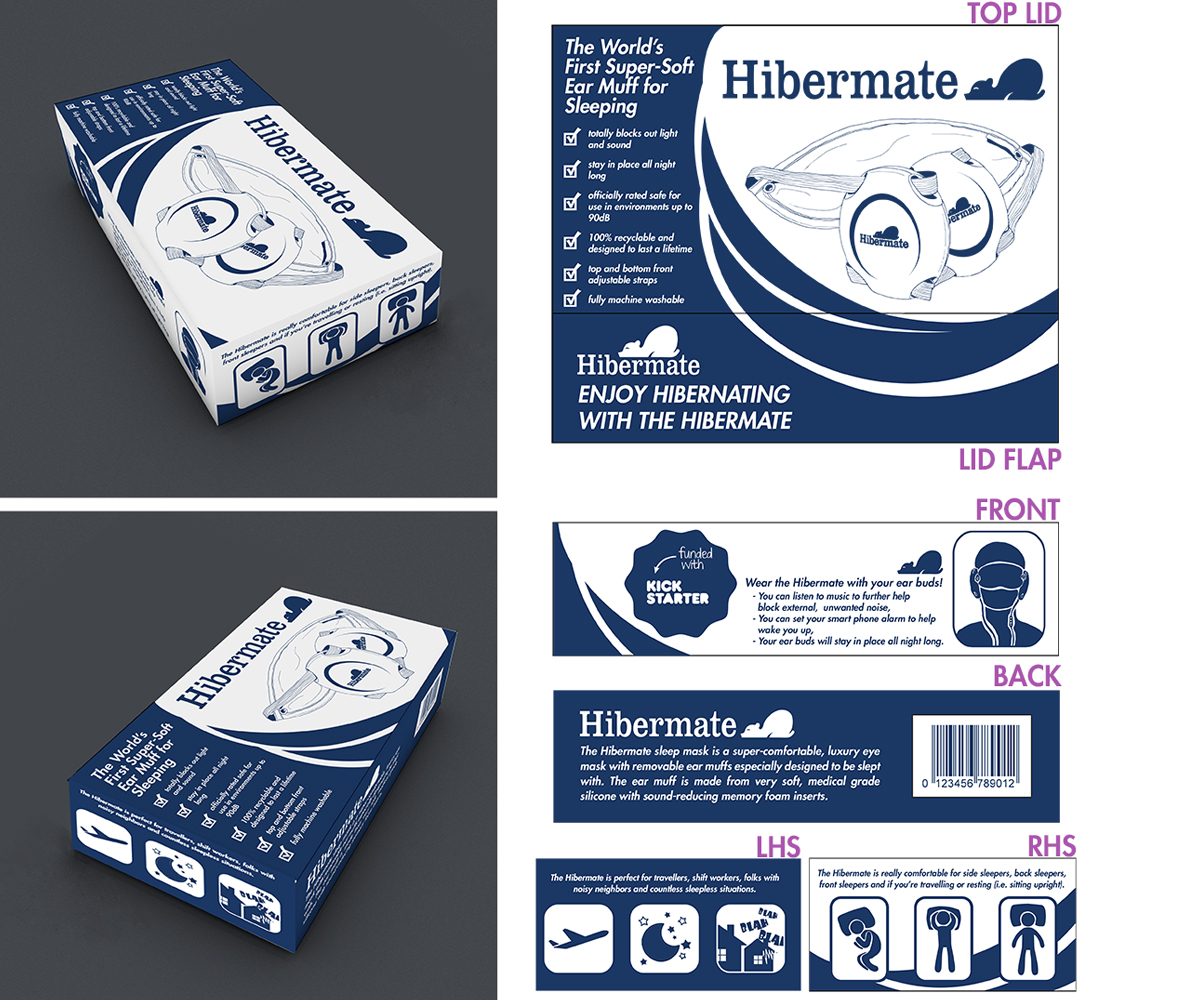 Packaging Design by  lilledstudio for Hibermate Pty Ltd | Design #2353753
