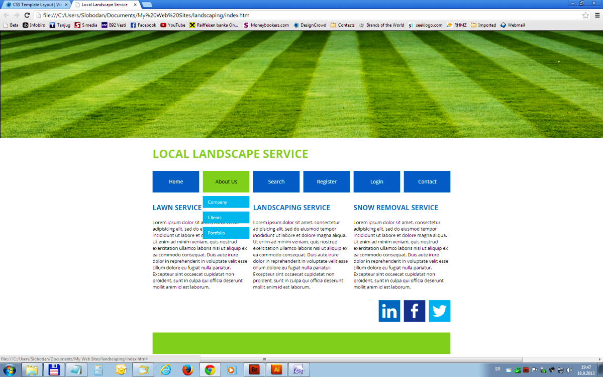 Web Design par Slobodan Cagic pour ce projet | Design #2387569