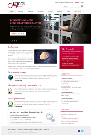 Web Design by pb for this project | Design: #2367497