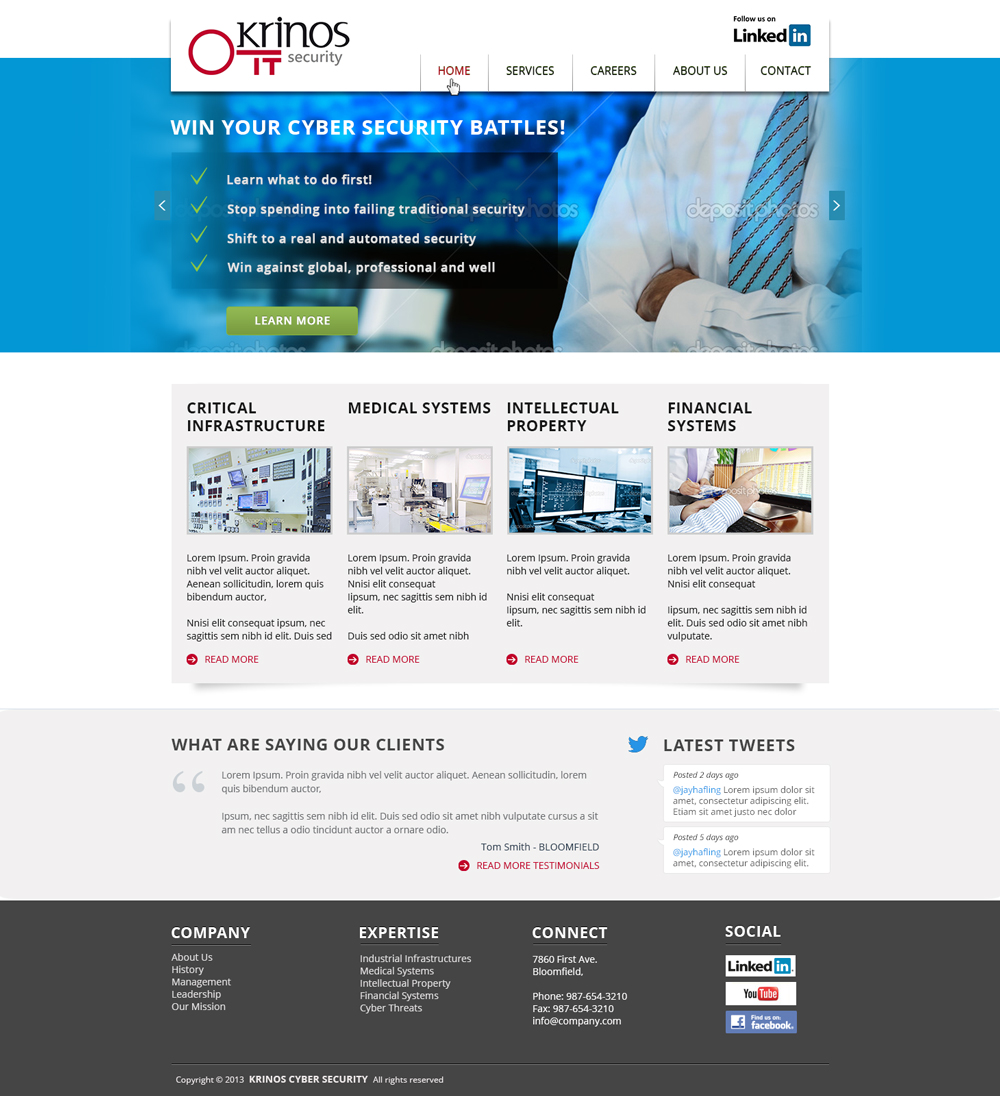 Web Design by ctbors for this project | Design #2385684
