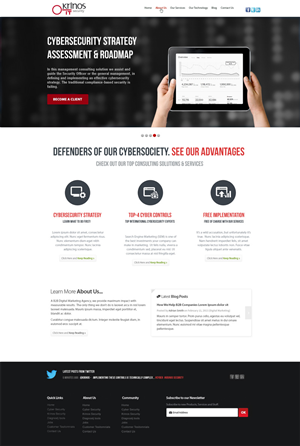 Krinos Cyber Security (Consultants) | Web Design by eMango
