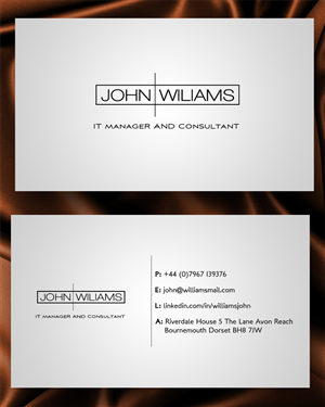 Business Card Design by junaid ahmad for this project | Design: #2350766