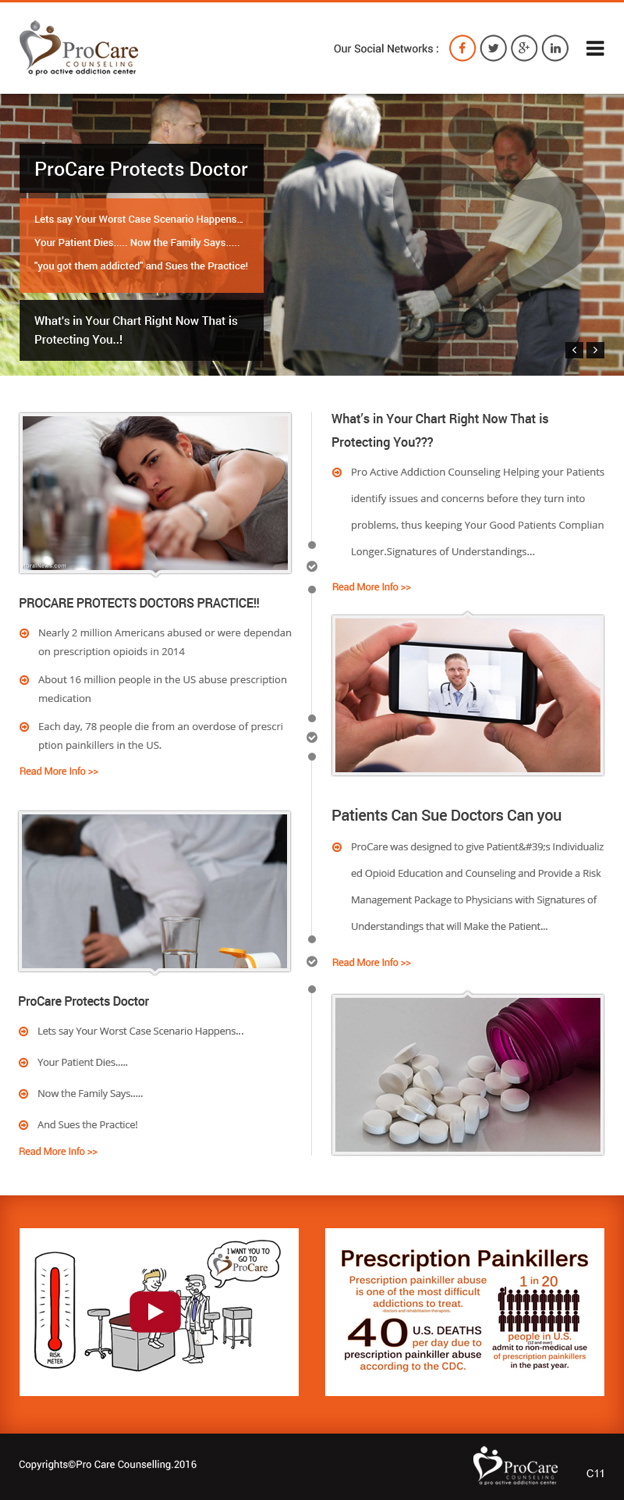 Web Design by pb for Pro Care Counseling | Design #11408903