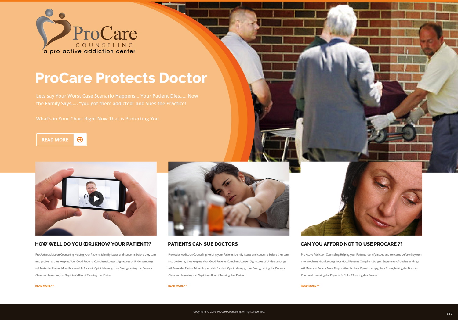 Web Design by pb for Pro Care Counseling | Design #11408918
