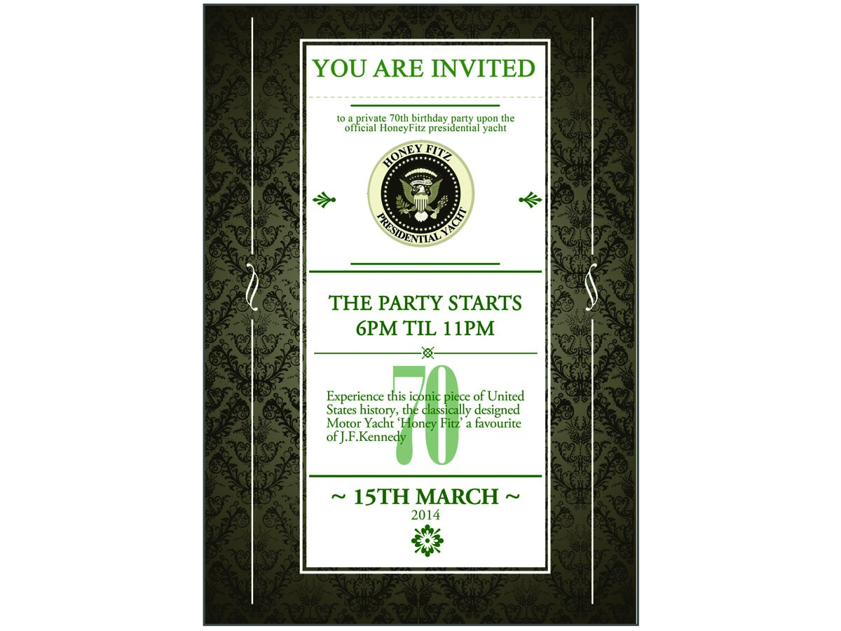 Invitation Design by 24-7 DESIGN for this project | Design #2381821