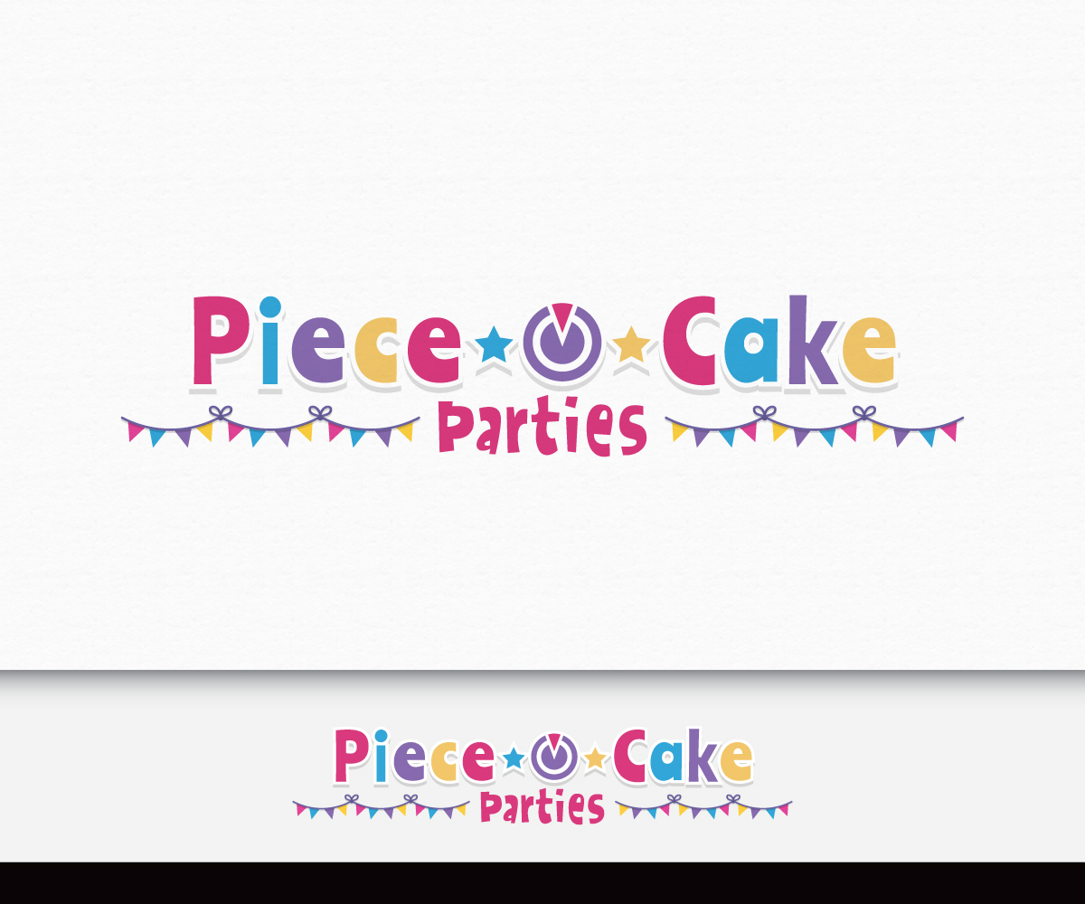 Logo Design by AD-X for Piece-O-Cake Parties | Design #11483839