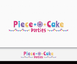 Piece-O-Cake Parties | Logo Design by AD-X