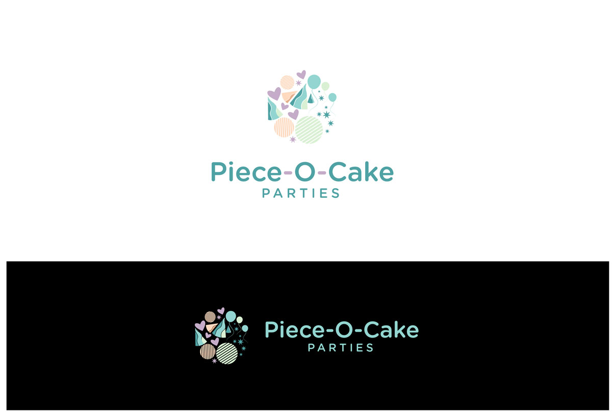 Logo Design by sbelogd for Piece-O-Cake Parties | Design #11499667