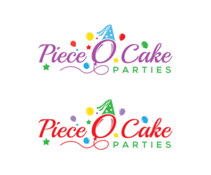 Logo Design by dianagargaritza for Piece-O-Cake Parties | Design: #11427080