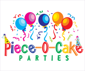 Logo Design by moisesf for Piece-O-Cake Parties | Design: #11424252