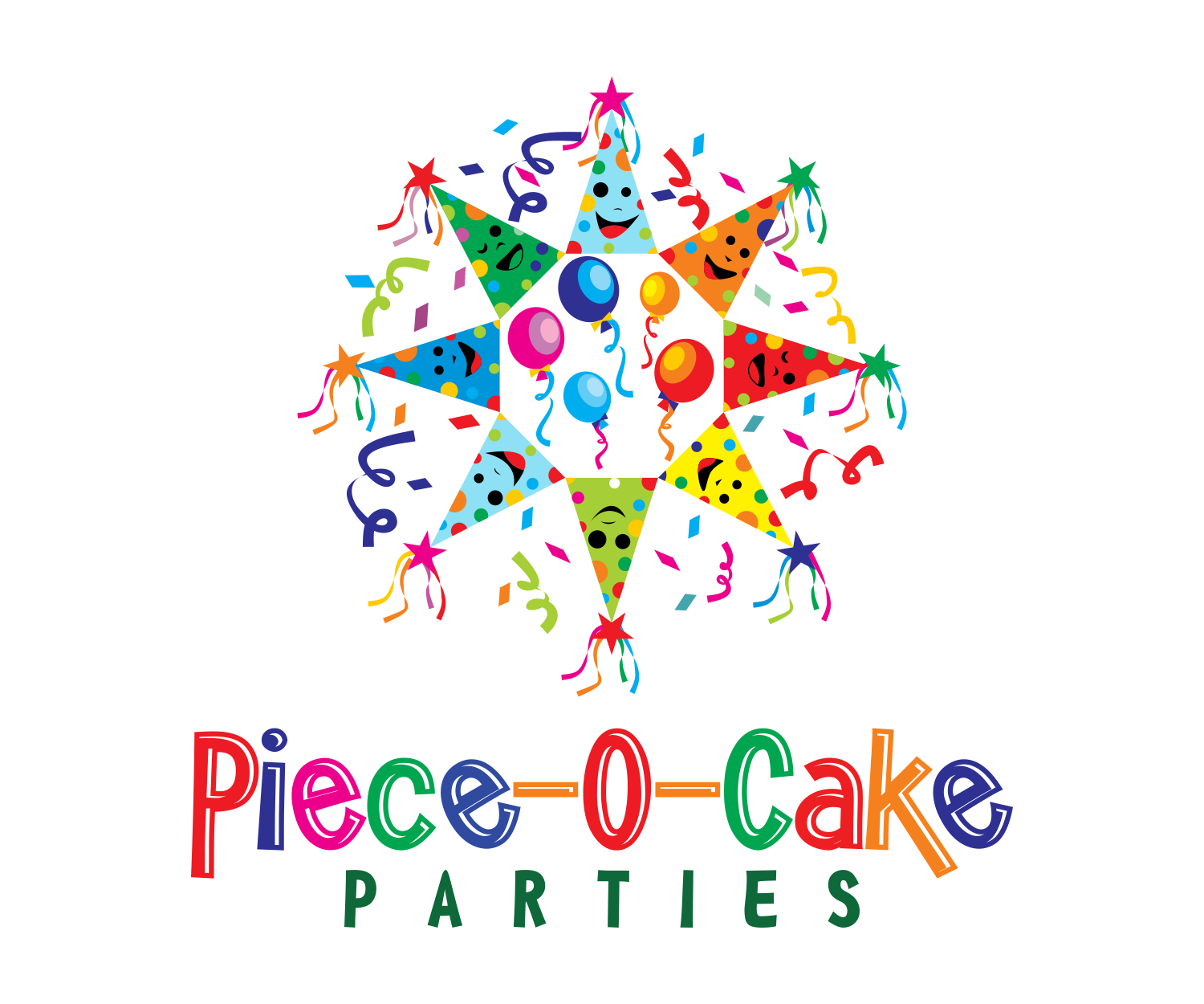 Logo Design by moisesf for Piece-O-Cake Parties | Design #11424268