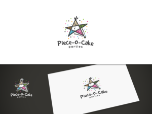 Logo Design by folker for Piece-O-Cake Parties | Design: #11409040