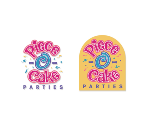 Logo Design by radleon for Piece-O-Cake Parties | Design: #11460813