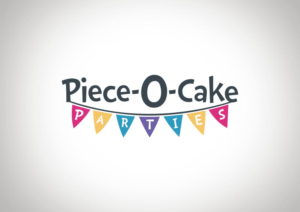 Logo Design by amy claire thompson for Piece-O-Cake Parties | Design: #11449819