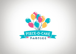Logo Design by amy claire thompson for Piece-O-Cake Parties | Design: #11451611