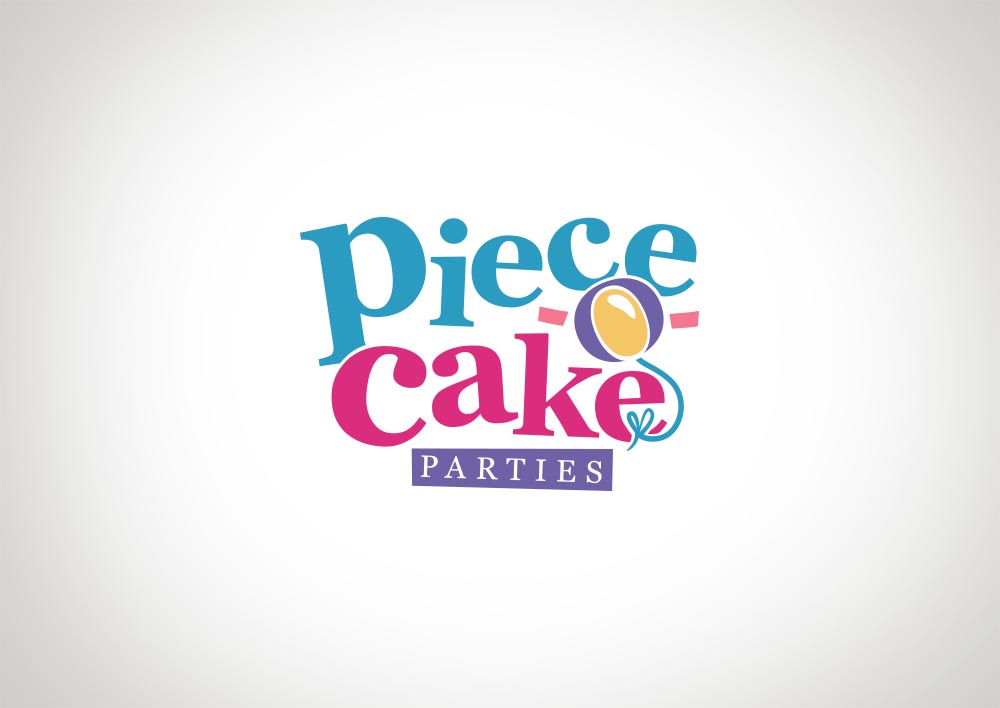 Logo Design by amy claire thompson for Piece-O-Cake Parties | Design #11472855