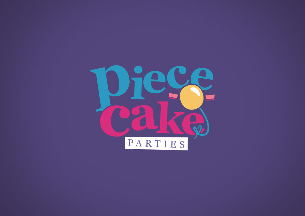 Logo Design by amy claire thompson for Piece-O-Cake Parties | Design #11537933