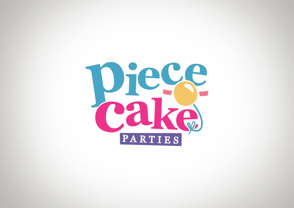 Logo Design by amy claire thompson for Piece-O-Cake Parties | Design #11545424