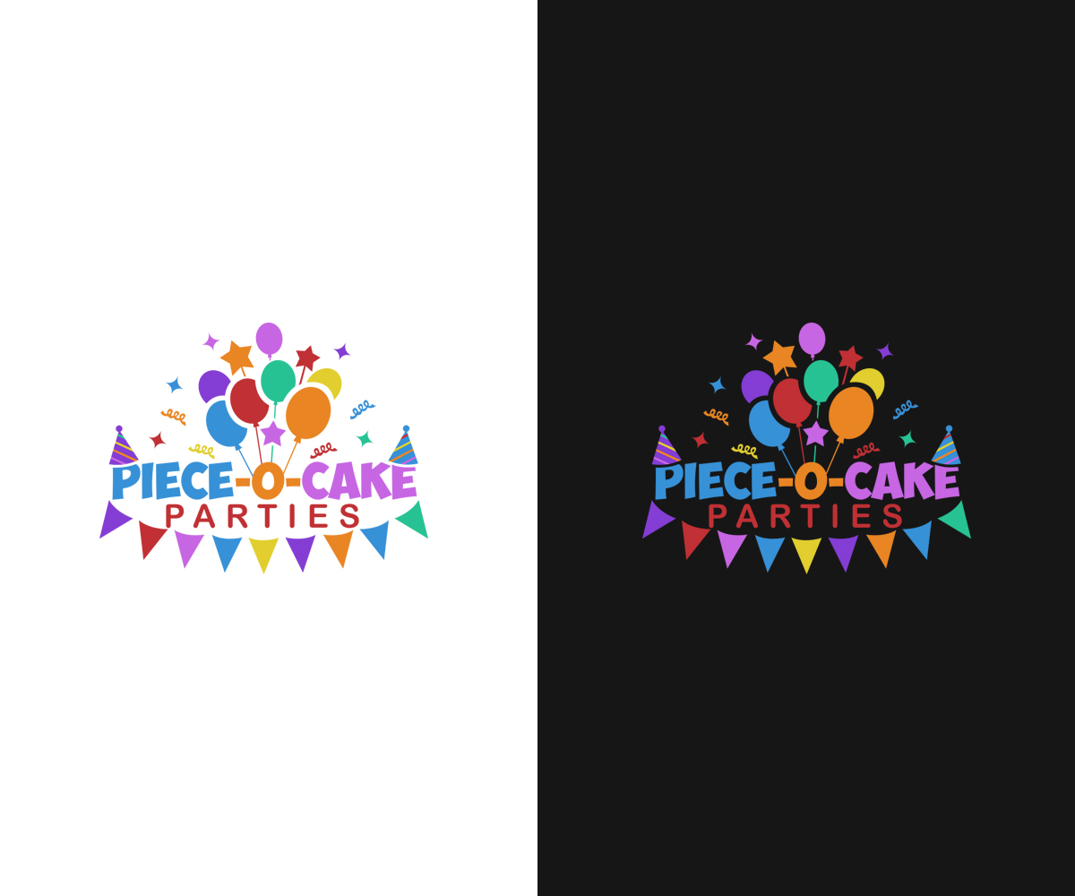 Logo Design by cheez_O for Piece-O-Cake Parties | Design #11408280