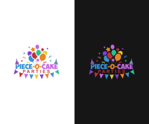 Logo Design by cheez_O for Piece-O-Cake Parties | Design: #11408280