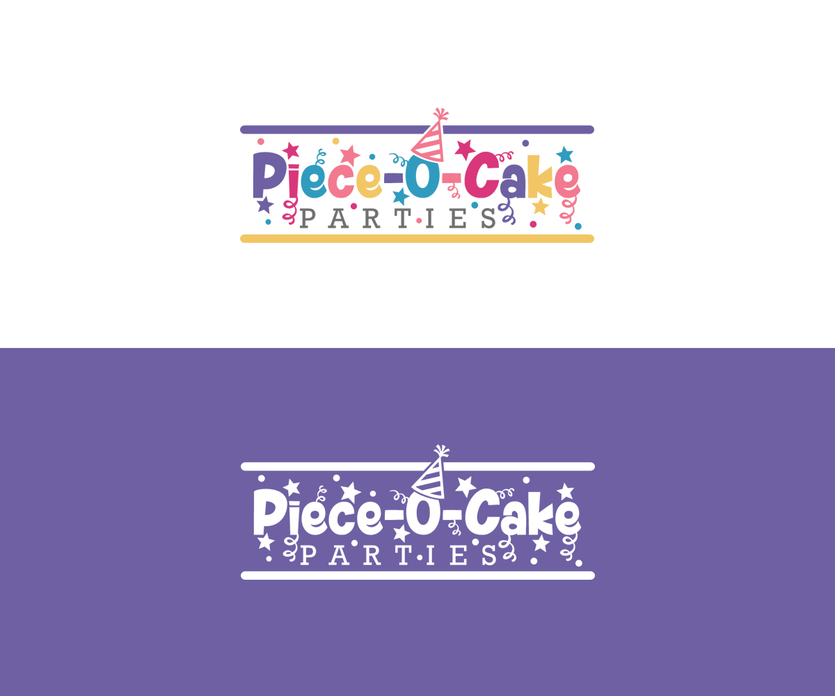 Logo Design by cheez_O for Piece-O-Cake Parties | Design #11434435