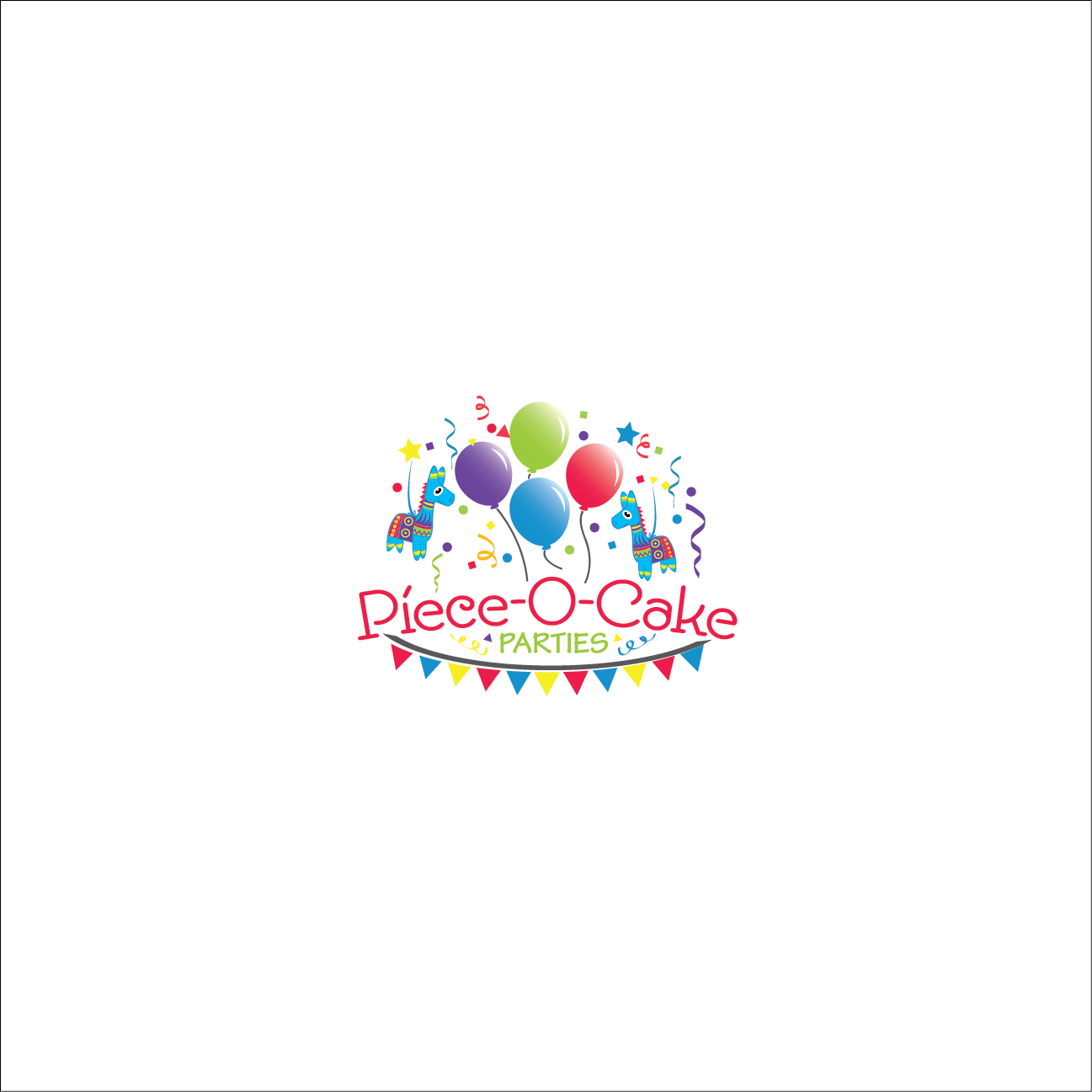 Logo Design by gauravgraphy for Piece-O-Cake Parties | Design #11412017